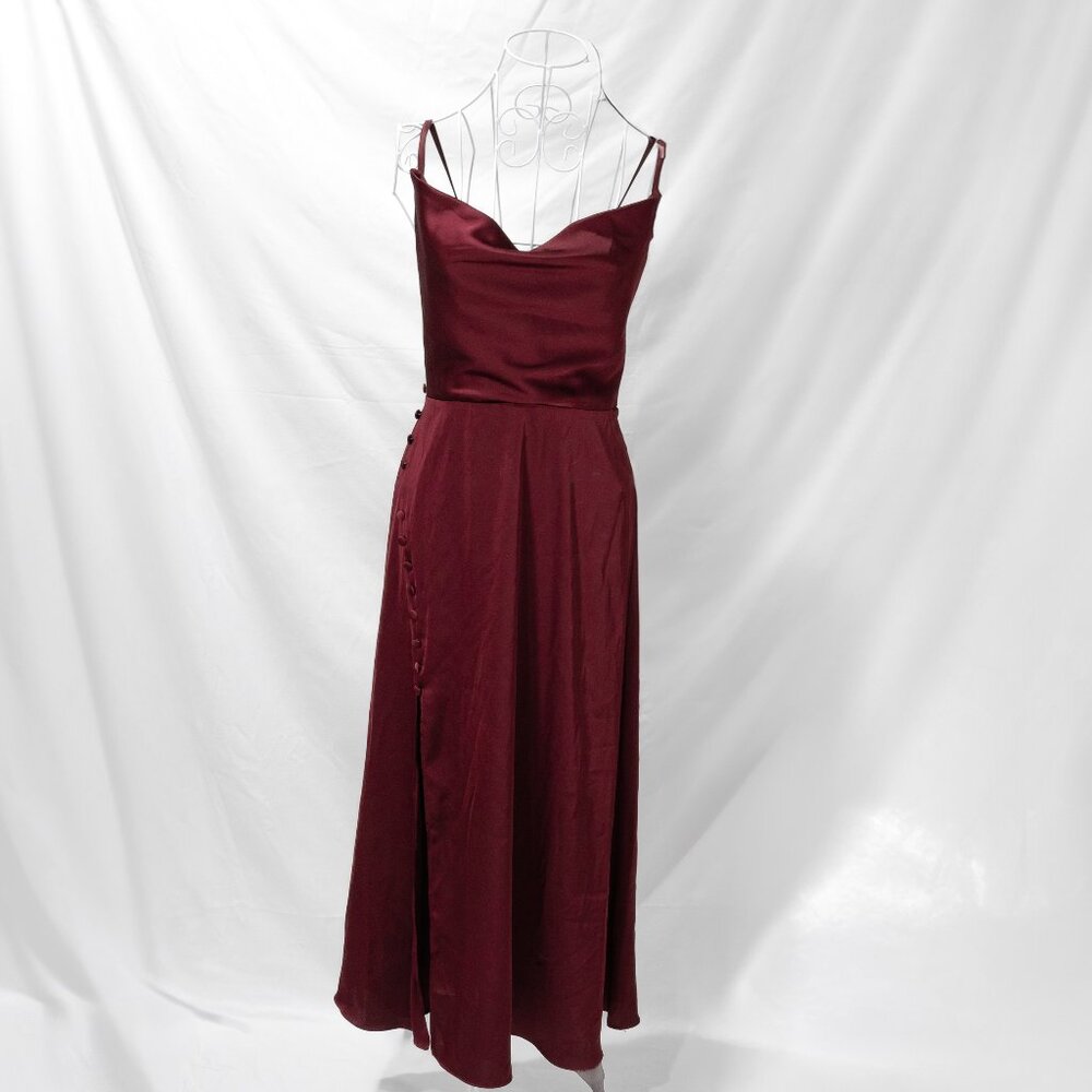 Size 8 | Azazie Maroon Dress